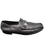 Allen Edmonds Firenze Loafers Mens Size 10.5 Black Pebbled Leather Slip On - $102.49