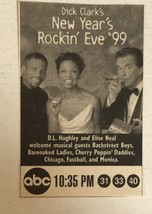 Dick Clark’s New Years Rockin Eve 99 Tv Guide Vintage Print Ad  Tpa8 - $5.93