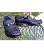 Vintage Cole Haan Leather HORSEBIT Loafers Black Genuine Handsewn shoes ... - $65.00