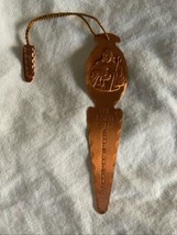 Bible The Lord Is My Shepard  Bookmark PS 23:1 Copper Vintage Bookmarker - $14.84