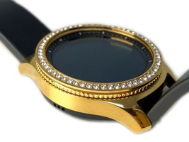 24K GOLD Plated Samsung Gear S3 Classic DIAMOND Rhinestone Bezel Custom - $711.55