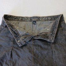 Sonoma Life + Style RN#73277 Women's Black Cotton Denim Skort Size 12 Waist 34" image 11