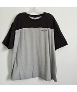 Vintage 90s Tommy Jeans Hilfiger Shirt Cotton Short Sleeves Crew Gray Bl... - $58.65 CAD