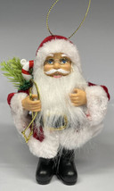Santa St Nick Christmas Ornament Plastic Christmas Holiday Decoration 6&quot;... - $8.50
