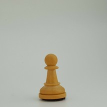 1973 Pacific Games Chess Pawn Dark Ivory Plastic Felt Replacement Game Piece - £2.00 GBP