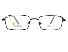Retro Z 25 S BLACK Brille Rahmen Rechteckig Voll Felge 52-18-140 - £21.87 GBP
