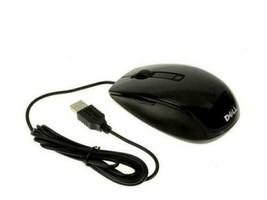 BRAND NEW--Dell 0V7623 BLACK 6-Button Wired USB Laser Scroll Mouse w/160... - $43.69