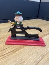 Vintage Cast Iron Nutcracker Christmas Holiday Xmas KG JD - $12.86