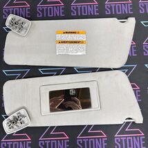 04-08 FORD F150 DRIVER LEFT &amp; PASSENGER RIGHT SUN VISOR VISORS SET PAIR ... - $50.96