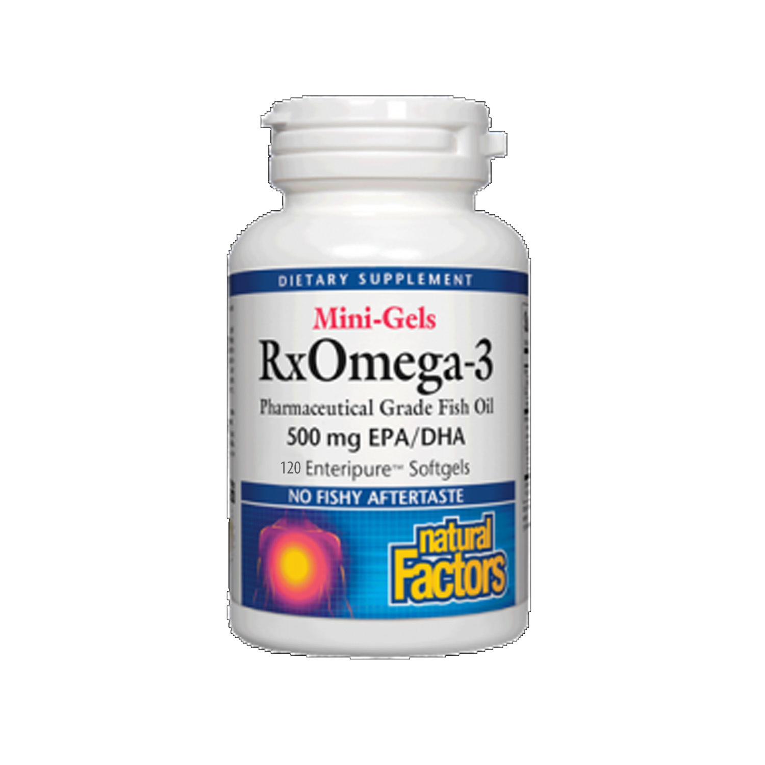 Natural Factors Rx Omega-3 Pharmaceutcal Grade Fish Oil, 120 Soft Gels - $23.07