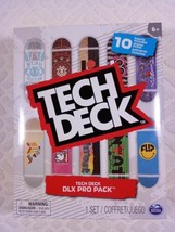Tech Deck DLX Pro 10 Pack of Boards Spin Master Ages 6+ Element Flip Almost  - £11.95 GBP
