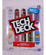 Tech Deck DLX Pro 10 Pack of Boards Spin Master Ages 6+ Element Flip Alm... - £11.91 GBP