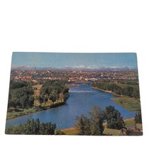 Postcard Bow River In Downtown Calgary Canadian Rockies Chrome Posted - £5.59 GBP