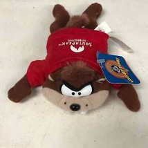 Vtg ‘96 Warner Bros. Looney Tunes Tasmanian Devil Stuffed Animal Plush S... - $22.72