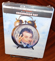 Groundhog Day Exclusive 4K Steelbook (4K+Blu-ray-No Digital)-Free Shipping - $38.70