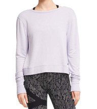 DKNY Womens Sport V Back Fitness Sweatshirt Size Medium Color Cosmic Sky - £39.11 GBP