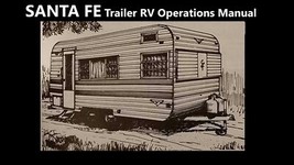 TRAVELEZE SANTA FE CAMPER TRAILER OPERATION MANUALs -320pg RV Service &amp; ... - $23.75
