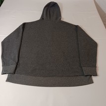 Hippie Rose Women's Gray 1/2 Zip Hoodie Pullover Sweatshirt Long Sleeve Size M image 2