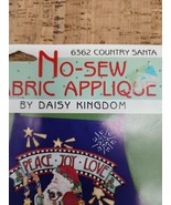 NEW 1990s Daisy Kingdom Country Santa 6362 No-Sew Fabric Applique Vintage - £19.32 GBP