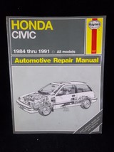 1984-1991 Honda Civic Sedan Hatchback Wagon CRX Haynes Repair Manual 1227 - £13.76 GBP