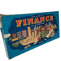 The Game of Finance Vintage 1955 By Parker Brothers Lot of Misc Parts An... - $15.21