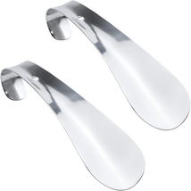 Stainless Steel Small Handled Pocket Shoehorn Shoe Horn Metal Long Handl... - $13.33