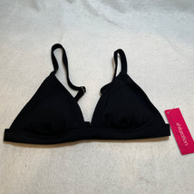 Xhilaration™ - Juniors&#39; Ribbed Triangle Bikini Top -  Color Black - Size XS - £2.95 GBP