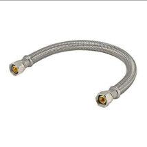 Braided Stainless Steel Faucet Connector 3/8&quot; Comp 16&quot; PN# 48074 - £7.23 GBP