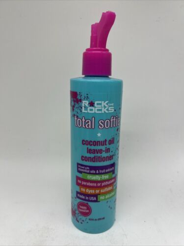 Rock The Locks Coconut Oil Leave In Conditioner 8.5 fl oz Broken Top Sol... - $4.29