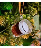 Handmade BEER GLASS BAUBLE car hanger HANGING decoration XMAS tree ALE b... - $10.06