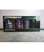 Vandor Star Wars 4 pc 16 oz Glass Set - Yoda Stormtrooper Vader Boba Fett - $34.60