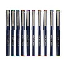 10 Luxor Finewriter Assorted colors 0.5 mm tip10 colors Art craft school... - $14.00