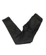 MNG Denim Women’s Faux Leather Kim Skinny Jeans  Pants Sz 4 EXCELLENT CO... - $32.18