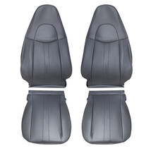 Leather Seat Cover For Chevy Express 1500 2500 Van 2003 - 2014 Dark Gray - £167.58 GBP