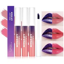3Pcs Peel-Off Lip Tint Set - Tattoo Lip Stain Kit in 3 Vibrant Colors, L... - $14.79