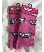 (2) Bubble Yum Bubble Gum Novelty Socks - Mens Size 6-12 Crew - €7,67 EUR