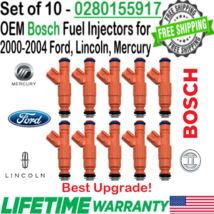 OEM x10 Bosch Best Upgrade Fuel Injectors for 2002 Ford E-550 Econoline ... - $178.19