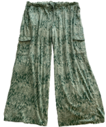 AnyBody Green Print Pajama Pants Size XL - £14.96 GBP