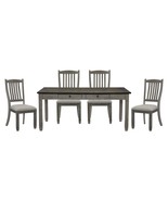 Antique Gray Dining Set: 5pc Table &amp; 4 Chairs - $1,956.22 CAD