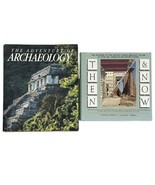 Archaeology Book Lot of 2 National Geographic The Adventure Then &amp; Now P... - $9.50