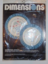 Vintage Dimensions Stamped Cross Stitch &#39;&#39; Calico Stencil Bouqet&#39;&#39; - £7.76 GBP