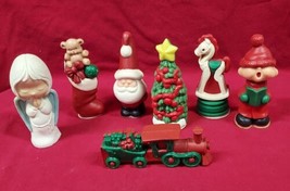 7 Vintage 1980&#39;s Collectible Lot of Christmas Wizard Wax Air Fresheners - £25.37 GBP