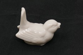 Porcelain White Glazed Bird Figurine Made Japan - £8.80 GBP