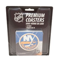 New York Islanders NHL Hockey - Premium 3.5&quot; Drink Coasters - Cardboard 10 Pack - £6.30 GBP