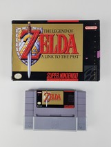 The Legend of Zelda: A Link to the Past (Nintendo SNES 1992) Game &amp; Box ... - £131.64 GBP