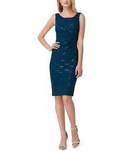 Tahari Womens Blue Sleeveless Above The Knee Body Con Evening Size 8 - £38.36 GBP