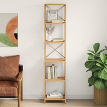 6-Tier Shelf 40x30x181 cm Solid Wood Oak - £95.19 GBP