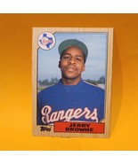 1987 Topps Traded #11T Jerry Browne Texas Rangers Baseball Card - £0.99 GBP