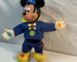 1990 Walt Disney Mickey Mouse Marching Band Leader Interactive Squeak To... - $13.49