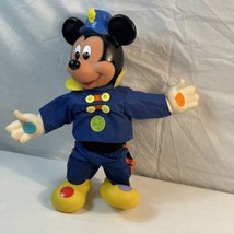 1990 Walt Disney Mickey Mouse Marching Band Leader Interactive Squeak To... - £10.53 GBP